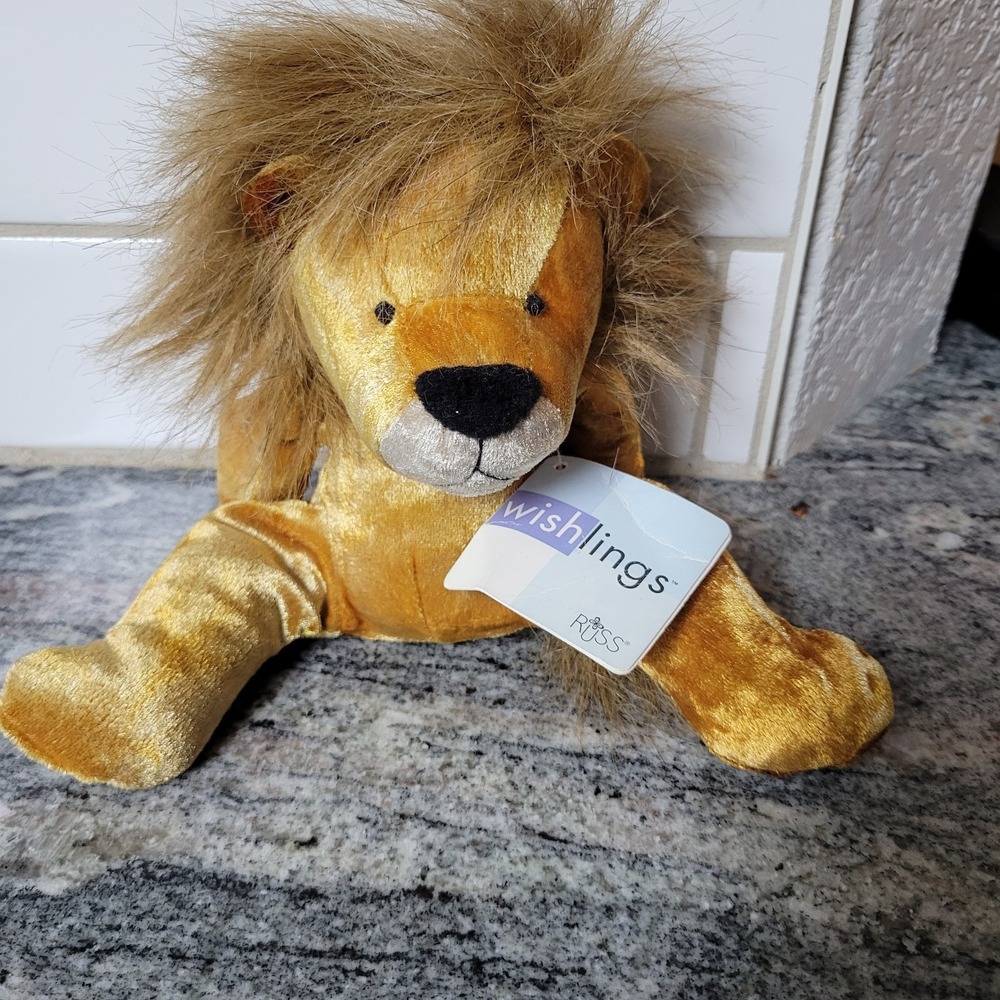 Vintage Russ Berrie and‎ Co. Wishlings Praline Plush March 16 1997 9" Plush